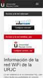 Mobile Screenshot of eduroam.urjc.es